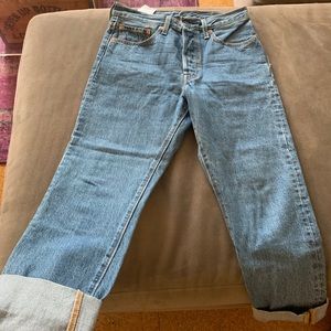 Levi’s 501 button fly denim